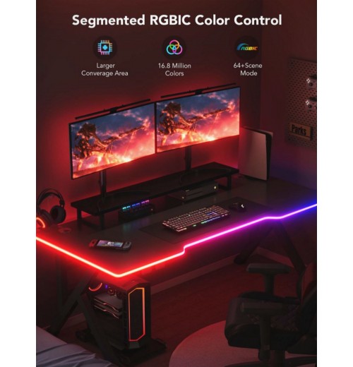 RGBIC LED Neon Rope Lights for Desks to Add a Splash of Color